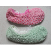 Lady Fluffy Socks with Lace Cuff (DL-BR-18)